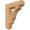 Ekena Millwork Balboa Arts & Crafts Smooth Bracket, Western Red Cedar, 5 1/2"W x 26"D x 30"H BKT06X26X30BOA03SWR - alternate 1